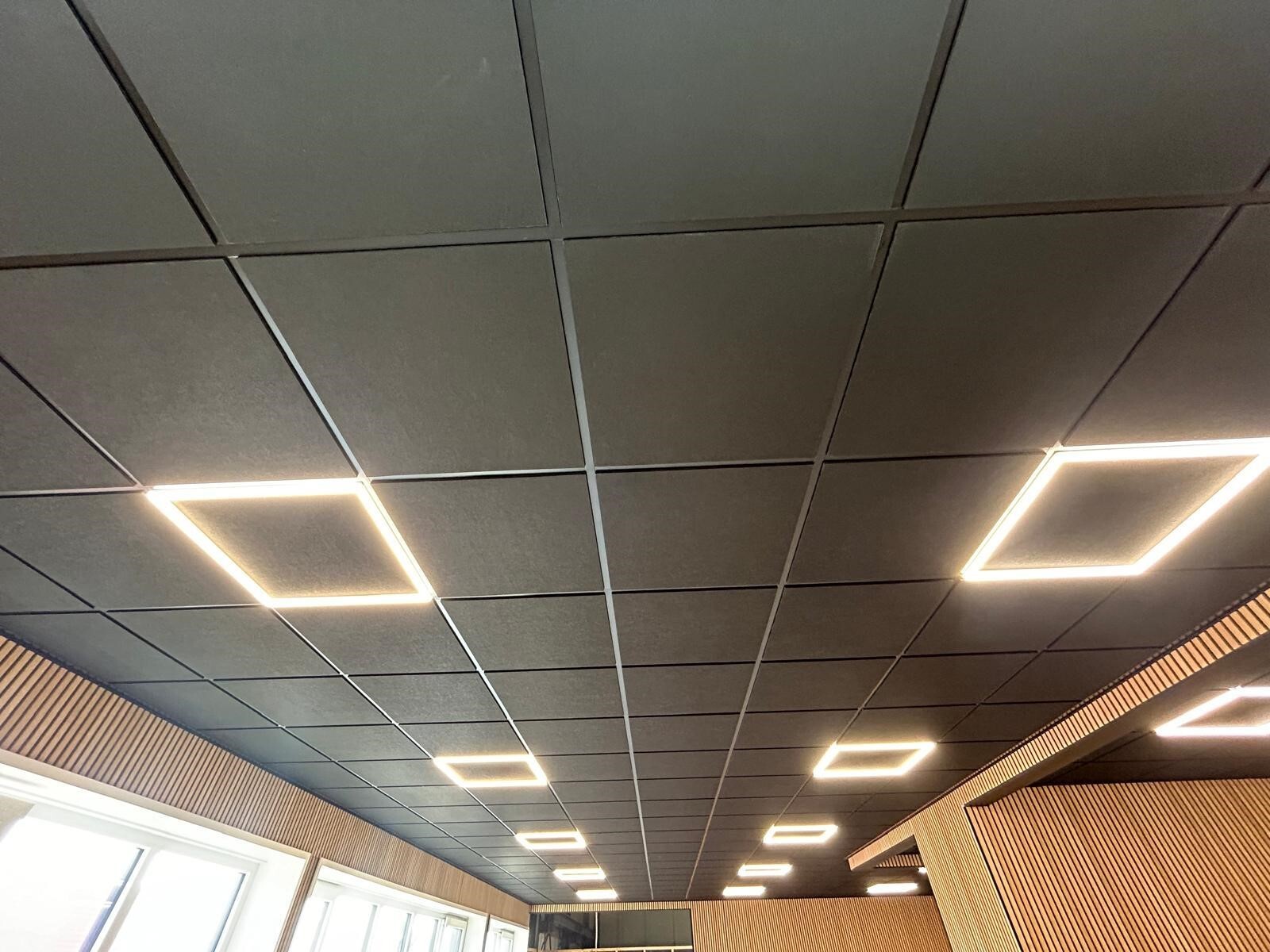 Zwart plafond