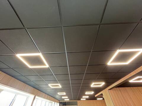 Zwart plafond